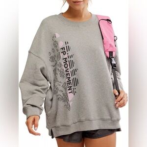 NWT FP Movement Women's All Star Logo Pullover